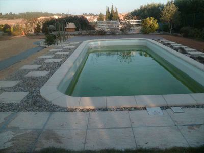 Aménagement de plage de piscine