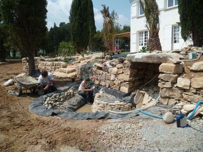 Bassin - Carcassonne (11) - début des travaux