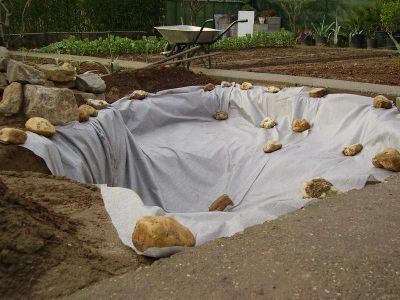 Bassin - Lézignan (11) - début des travaux