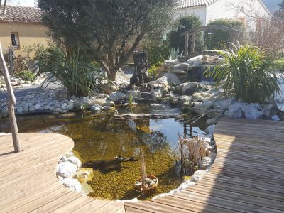 Bassin et terrasse - Floure (11)